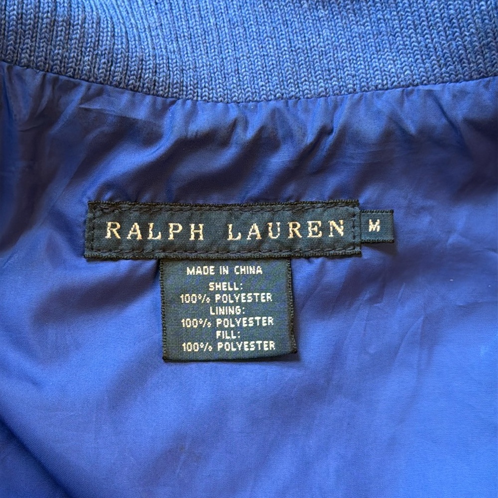 Ralph Lauren blue quilted puffer vest - Picture 10 of 10